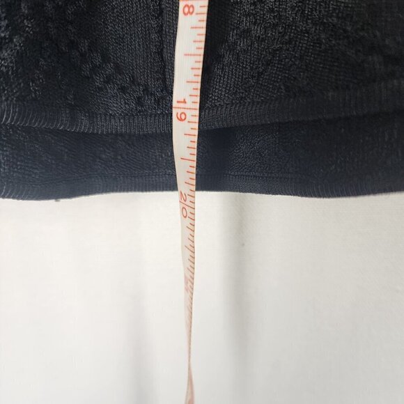 Guess Ponte Knit Peplum Open Back Blouse S - Picture 7 of 7